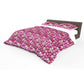 Rose Marble Pebble Mosaic Duvet Cover Set