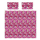 Rose Marble Pebble Mosaic Duvet Cover Set