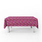 Rose Marble Pebble Mosaic Rectangle Tablecloth