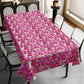 Rose Marble Pebble Mosaic Rectangle Tablecloth