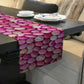 Rose Marble Pebble Mosaic Table Runner