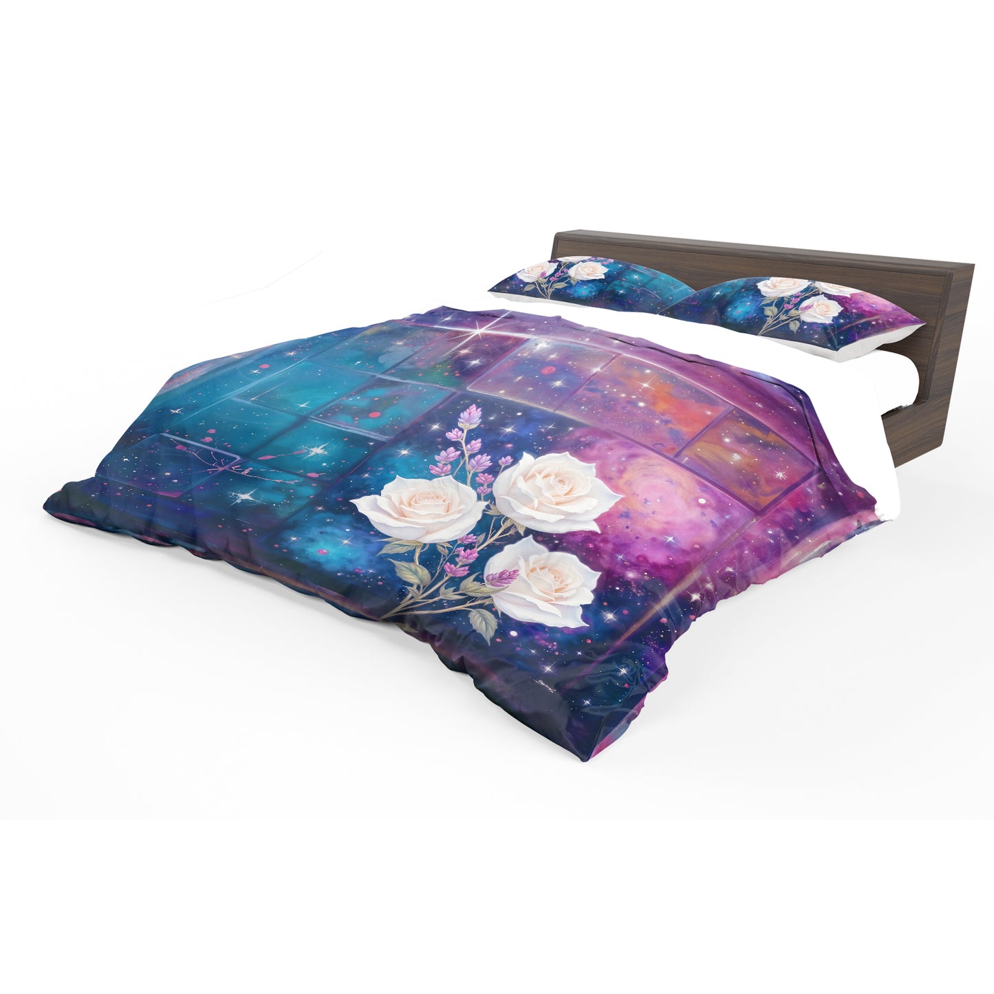 Rose Spatial Window Duvet Cover Set