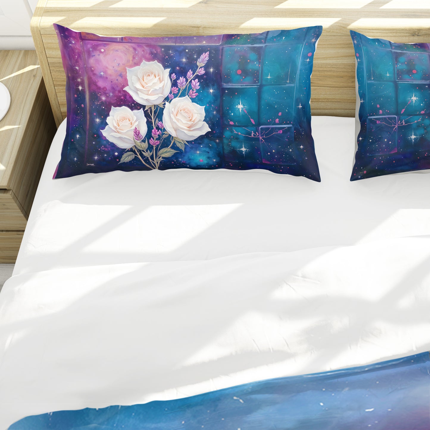 Rose Spatial Window Duvet Cover Set