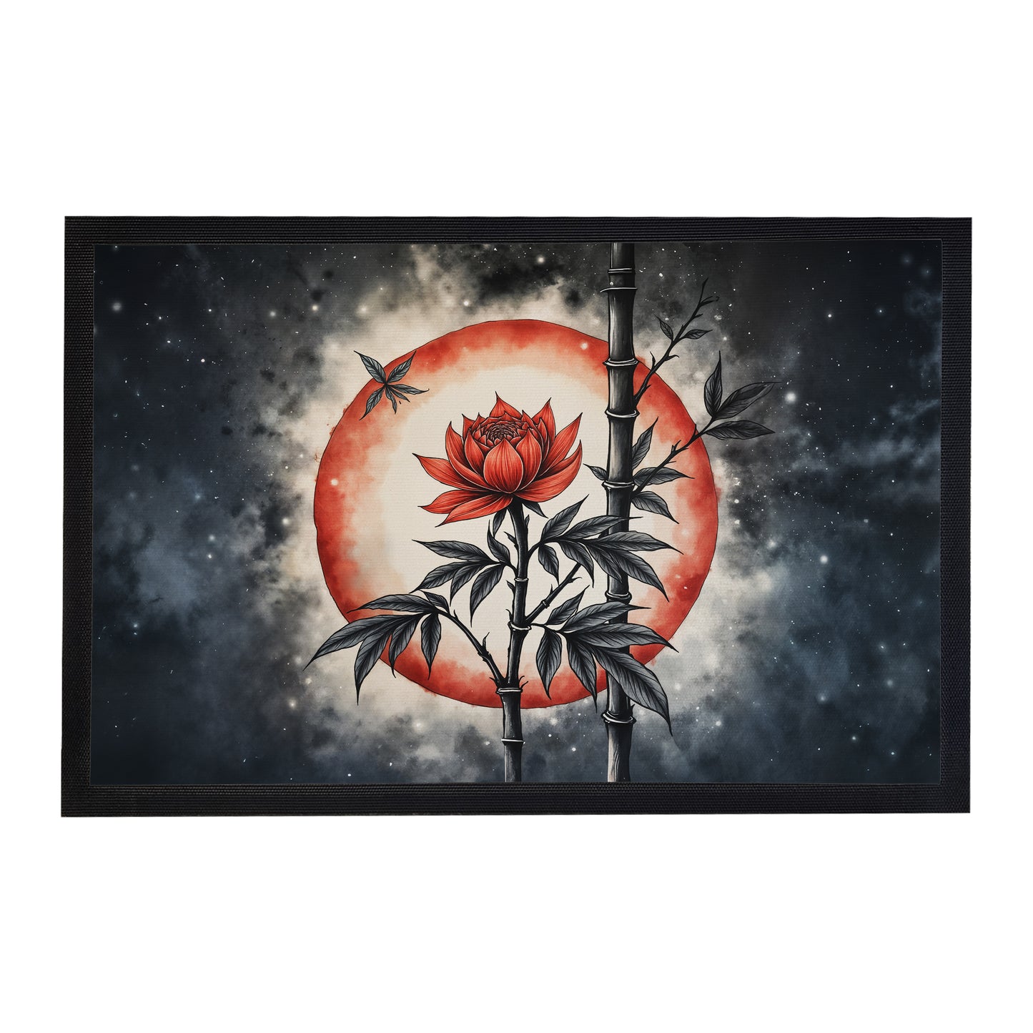 Rose in Space Abstract Dorr Mat