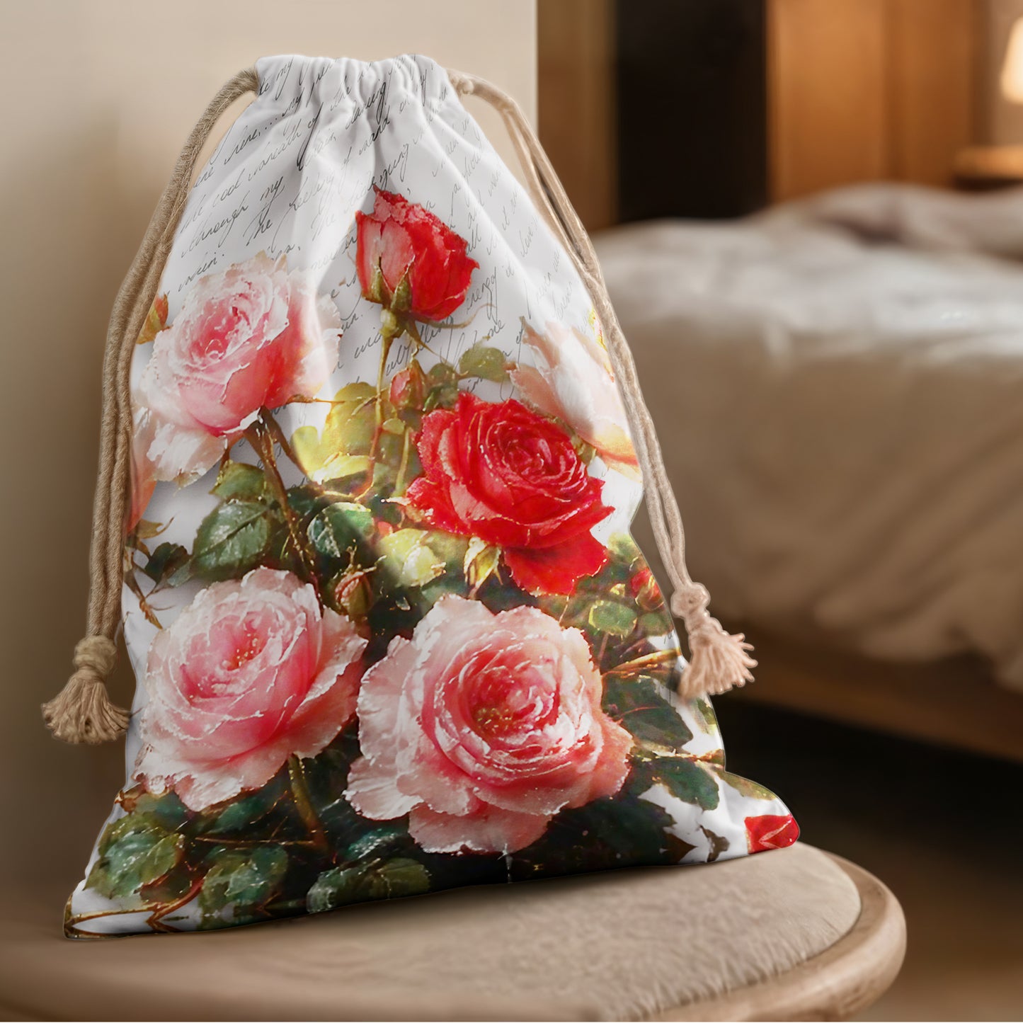 Roses Gift Bag (Set Of 3)