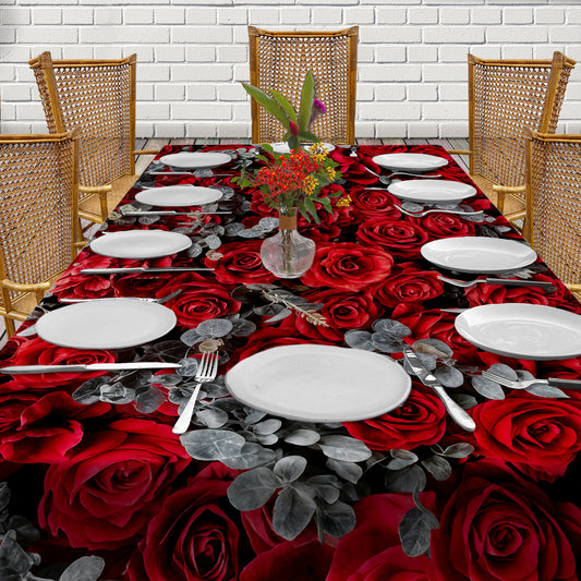 Roses for Love 3m Rectangle Tablecloth