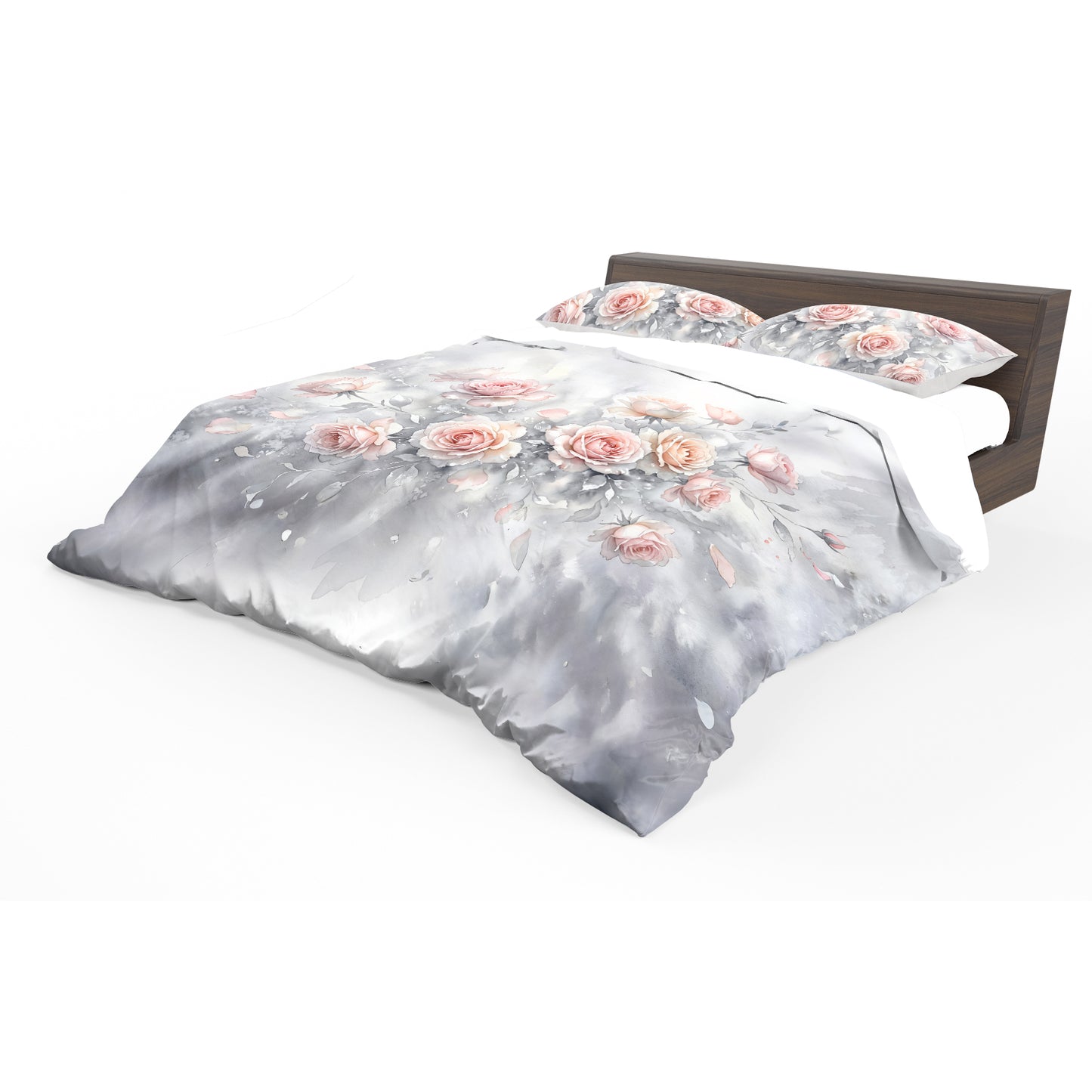 Roses in the Mist Duvet Cover Set