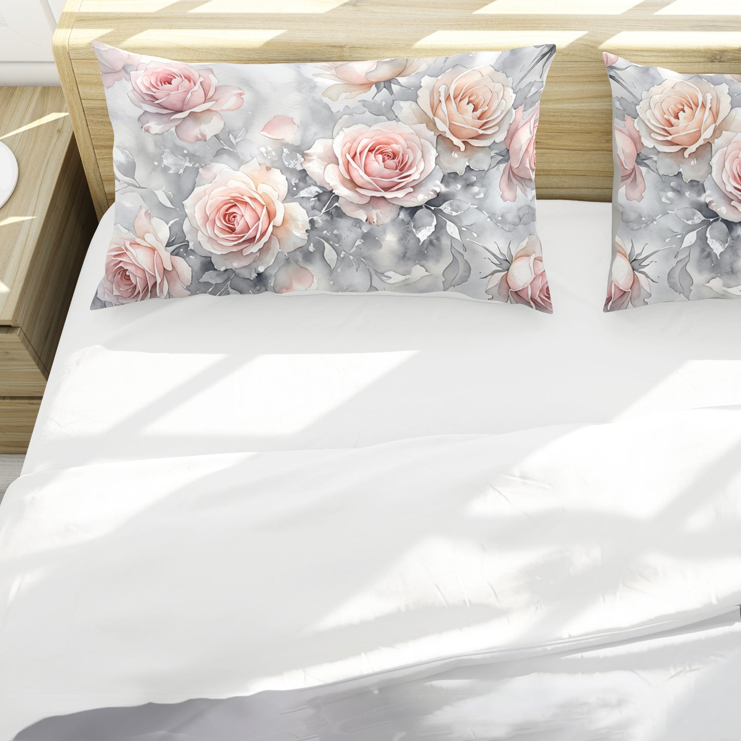 Roses in the Mist Duvet Cover Set