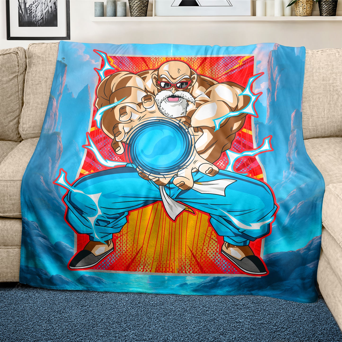 Roshi Fury Light Weight Fleece Blanket