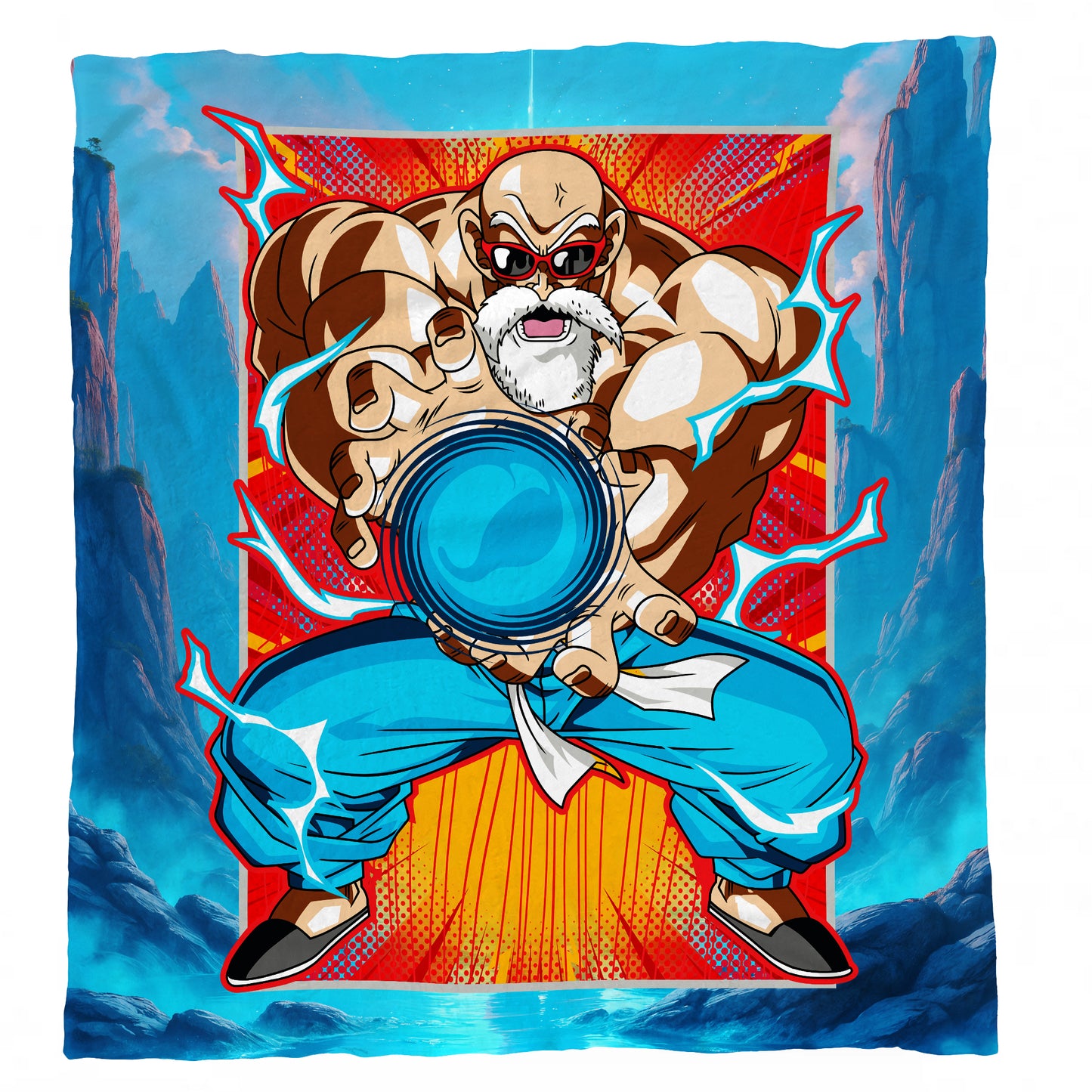 Roshi Fury Light Weight Fleece Blanket