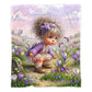Rosy Cheeks Toddler Fleece Blanket