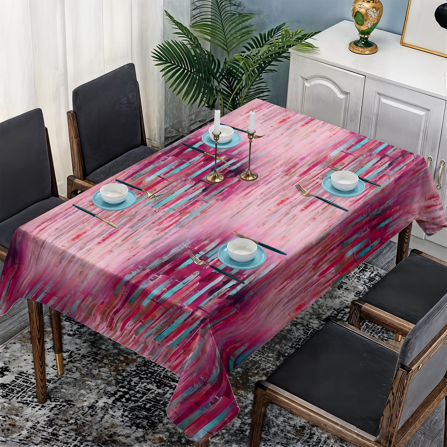 Rosy Reverie Rectangle Tablecloth