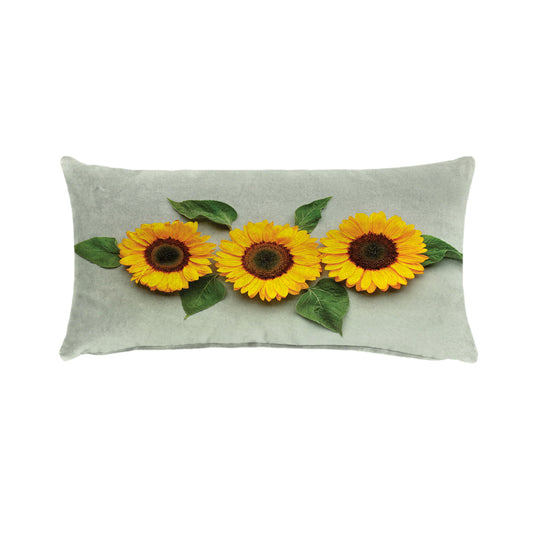 Row of Sunflowers King Luxury Scatter