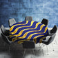 Royal Abstract Round Tablecloth
