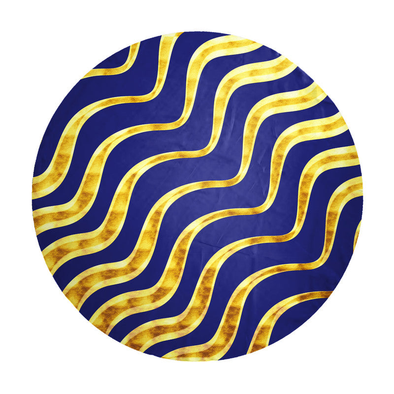Royal Abstract Round Tablecloth