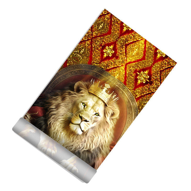Royal Lion Door Decoupage