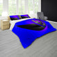 Royal Blue Abstract Pattern Duvet Cover Set
