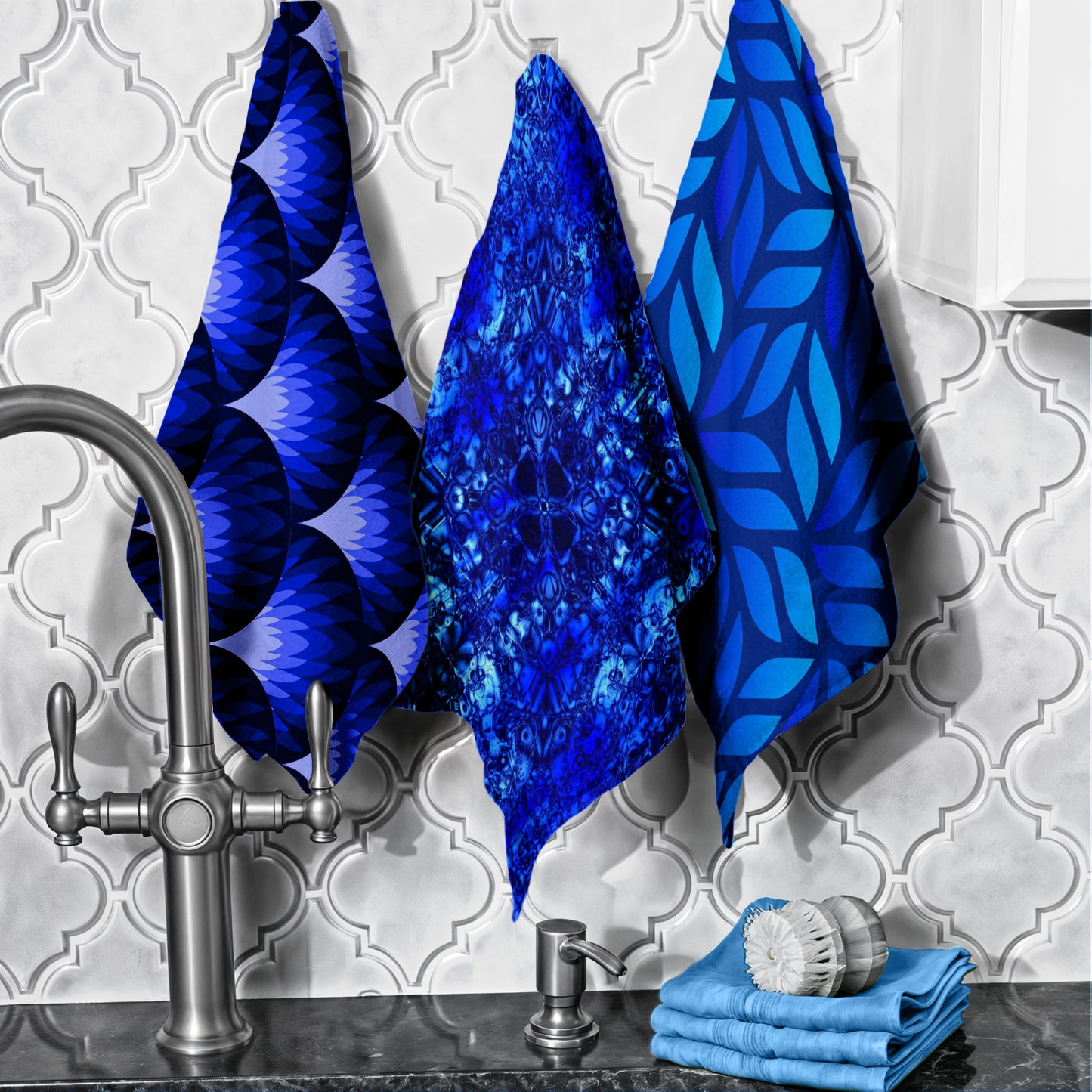 Royal Blue Dish Cloth (Set of 3)