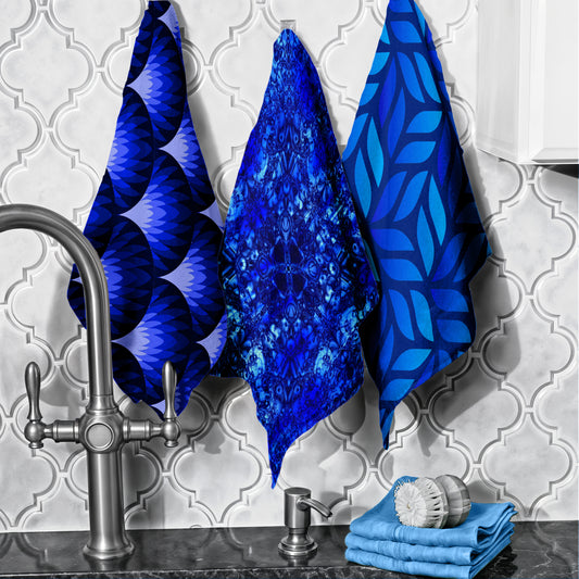 Royal Blue Dish Cloth (Set of 3)