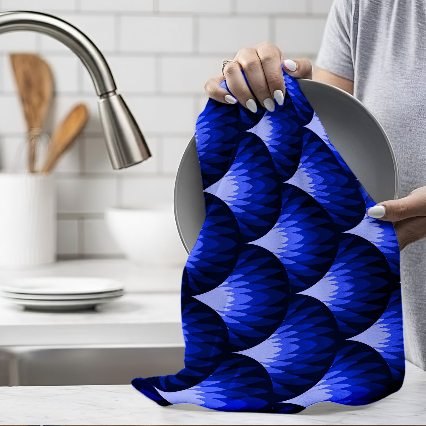 Royal Blue Dish Cloth (Set of 3)