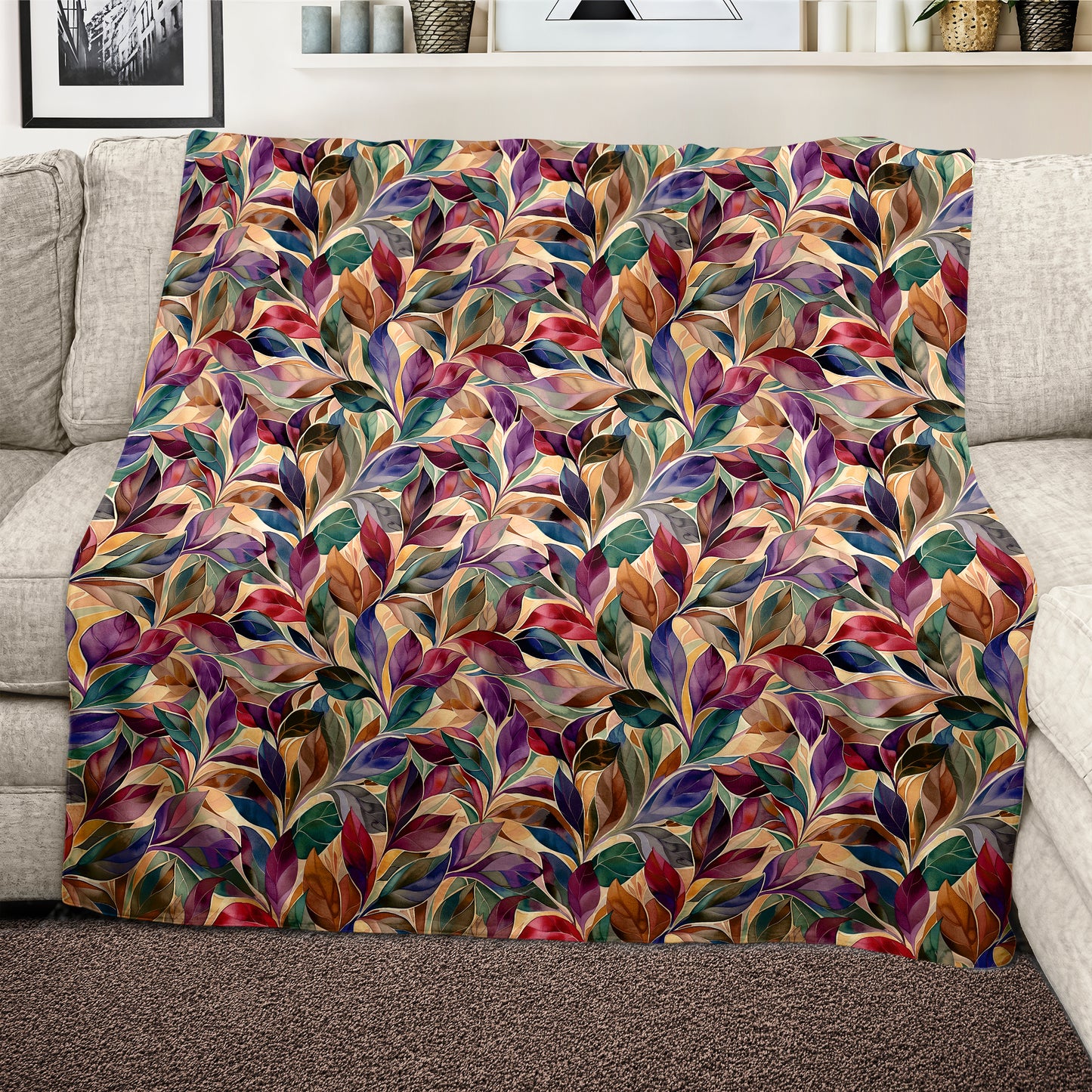 Royal Colour Dance Light Weight Fleece Blanket