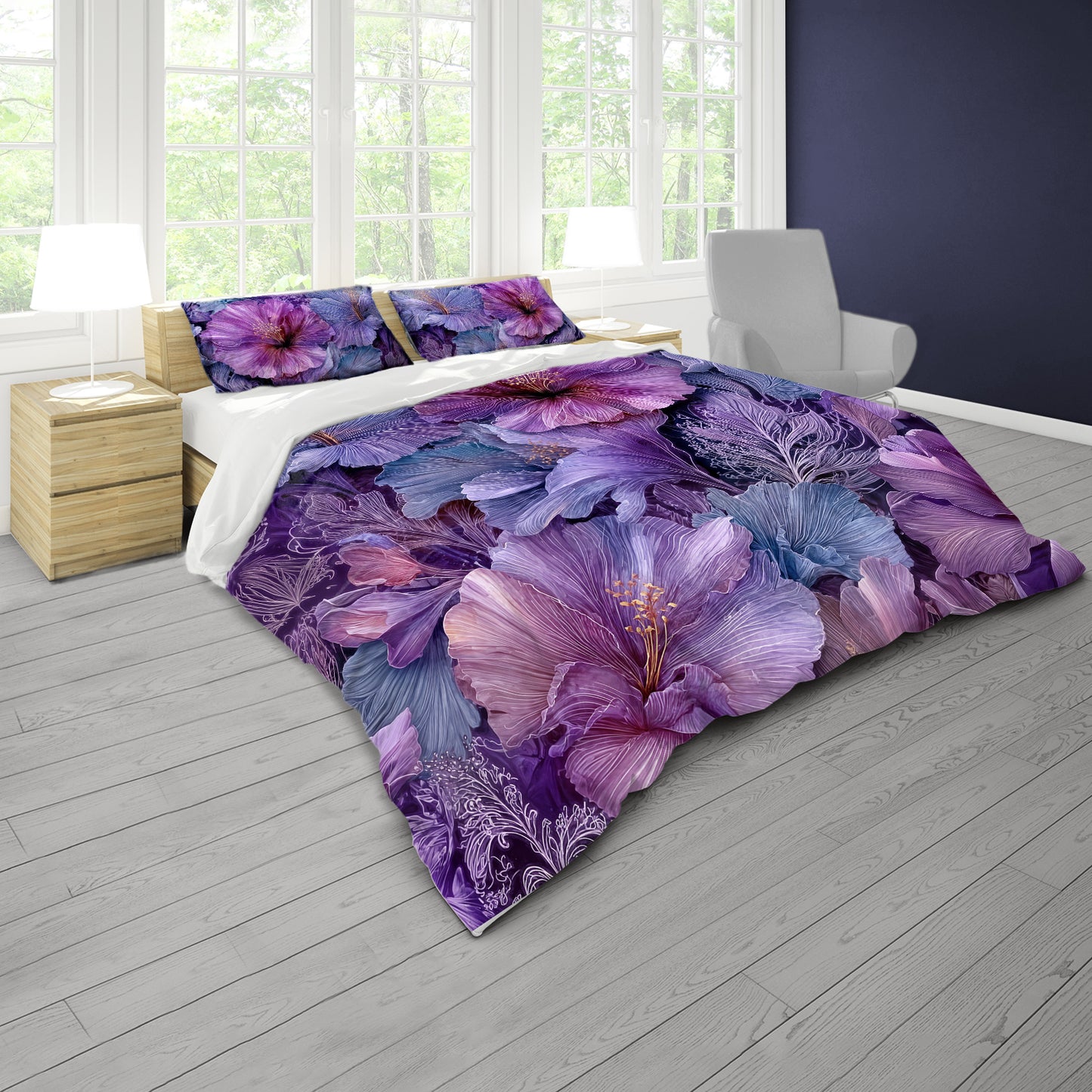 Royal Crimson Duvet Cover Set