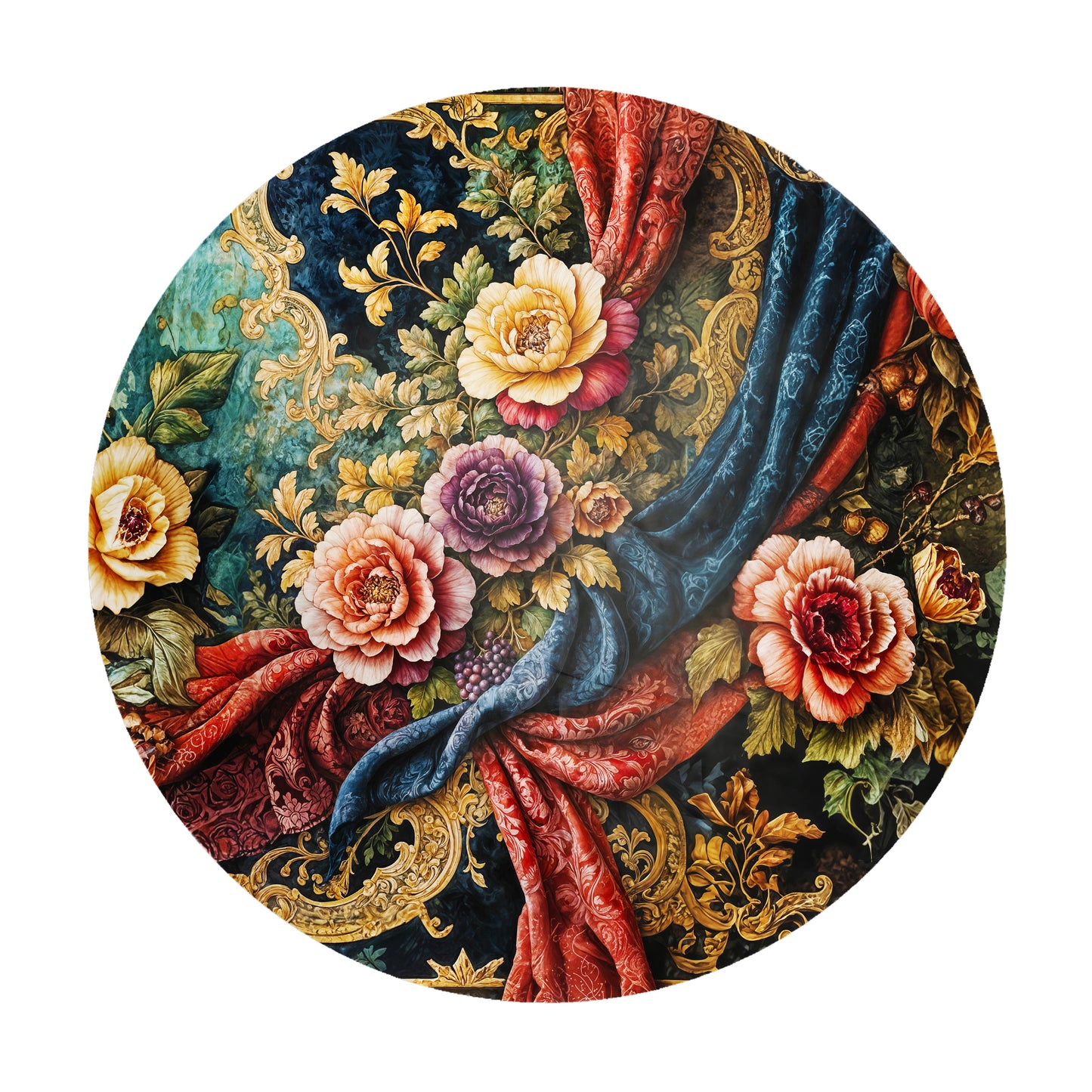 Royal High Tea Round Tablecloth