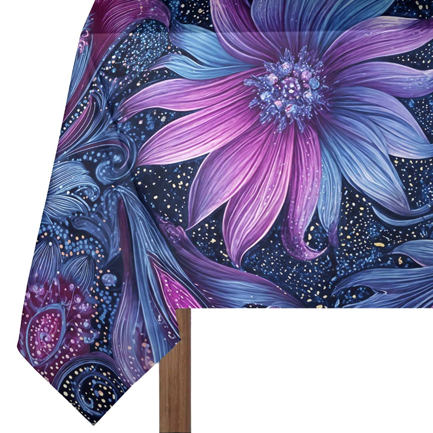 Royal Pink and Purple 3m Rectangle Tablecloth
