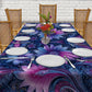 Royal Pink and Purple 3m Rectangle Tablecloth