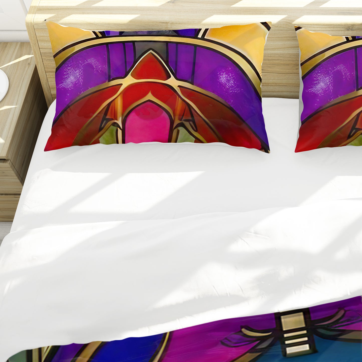 Royal Red and Blue Duvet Cover Set