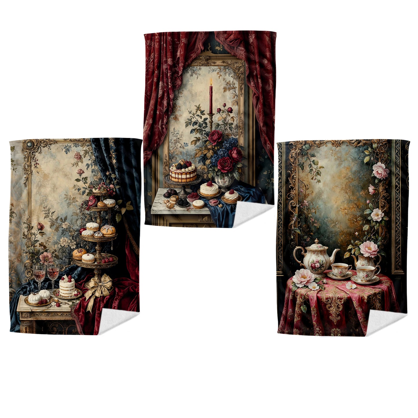 Royal Teatime Dish Cloth (Set of 3)
