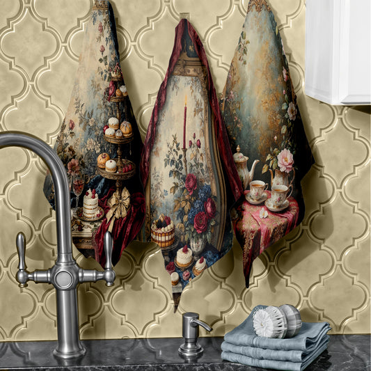 Royal Teatime Dish Cloth (Set of 3)