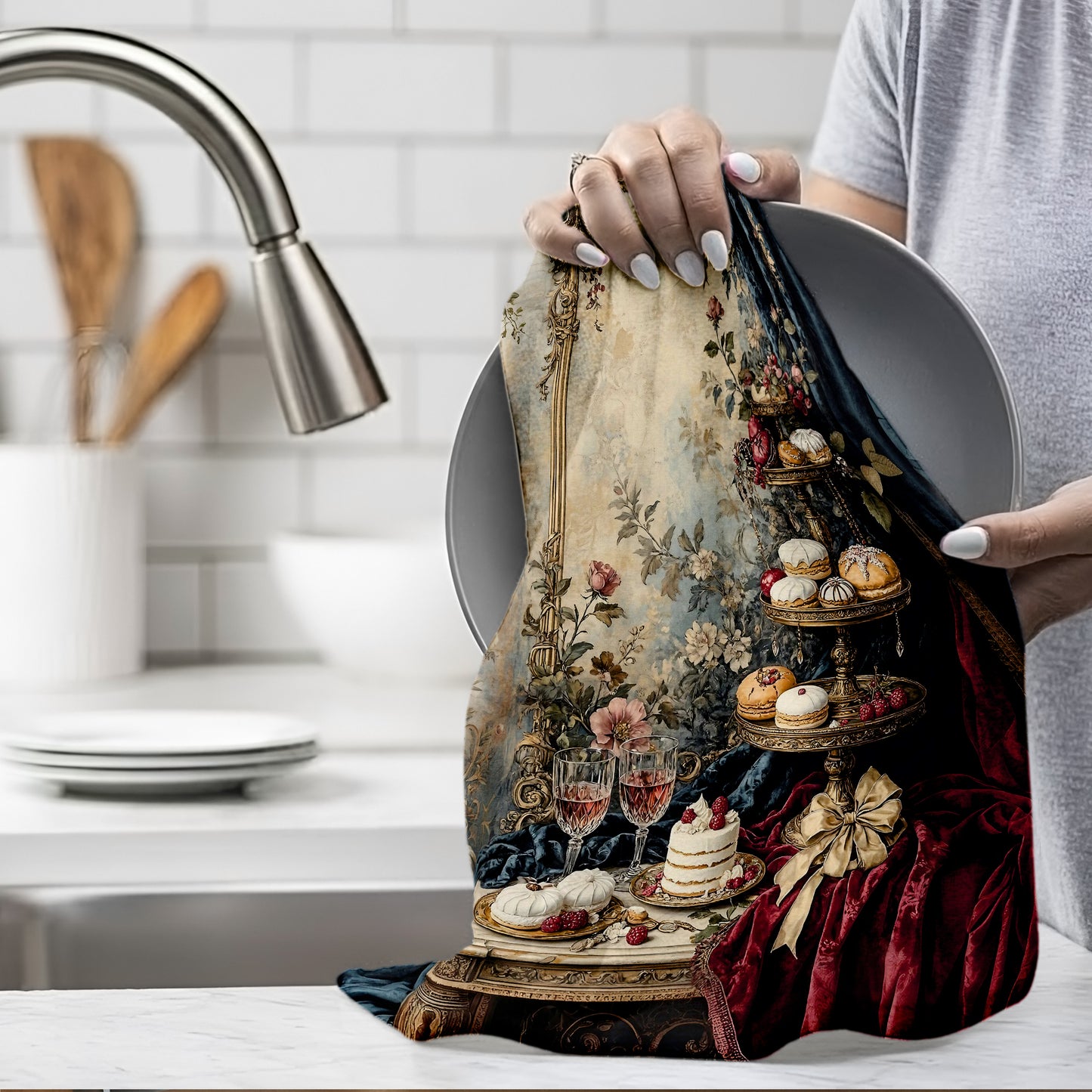 Royal Teatime Dish Cloth (Set of 3)