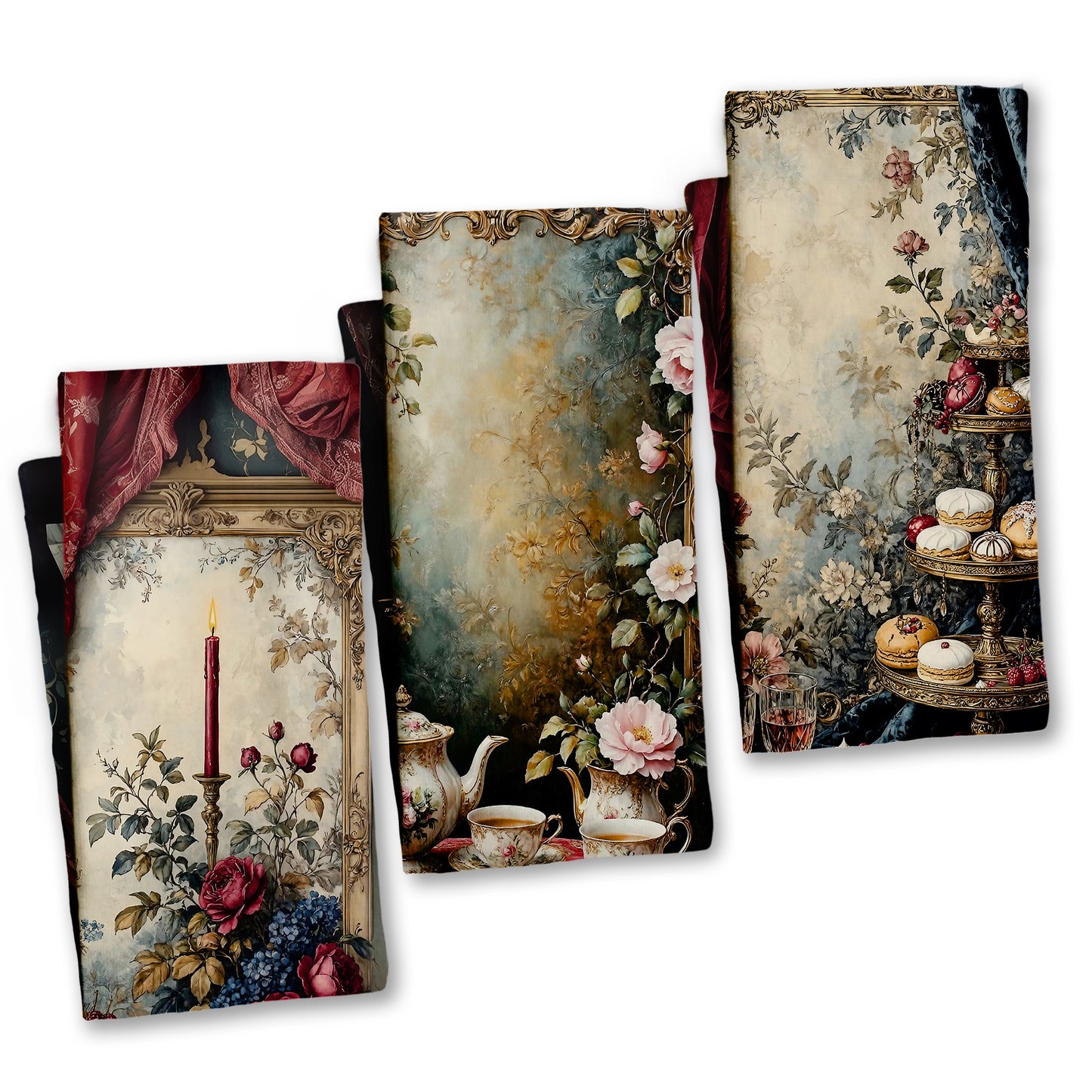 Royal Teatime Dish Cloth (Set of 3)