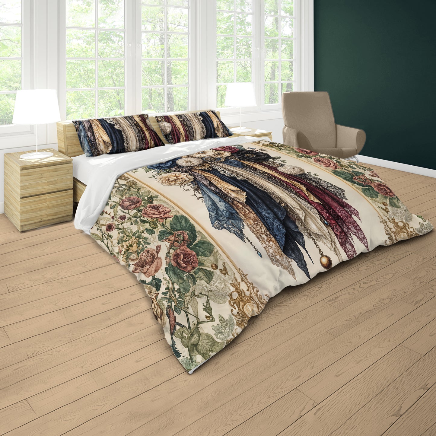 Royal Victorian Three Duvet Cover Set