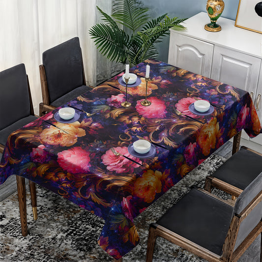 Royal and Rich Rectangle Tablecloth