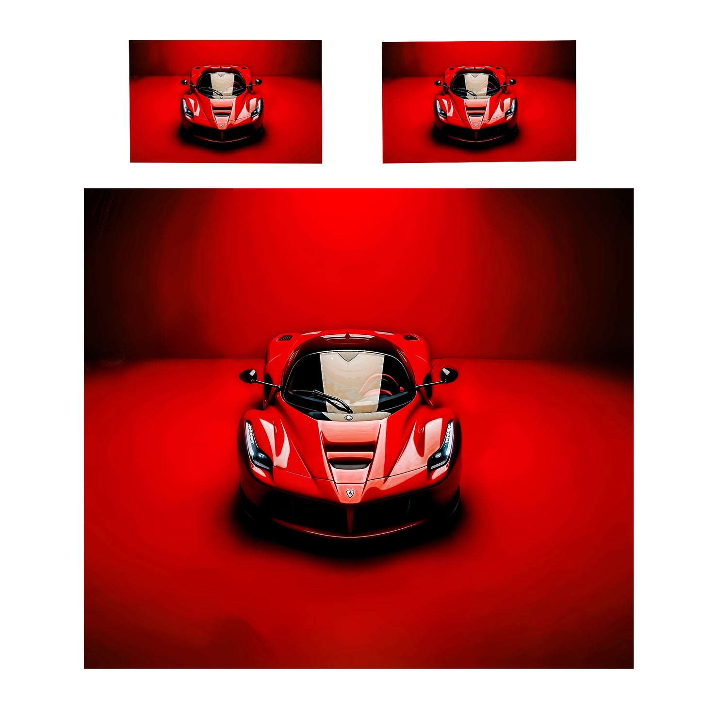 Ruby Red Car Cover Set