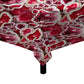 Ruby Red Geode Crystal Square Tablecloth