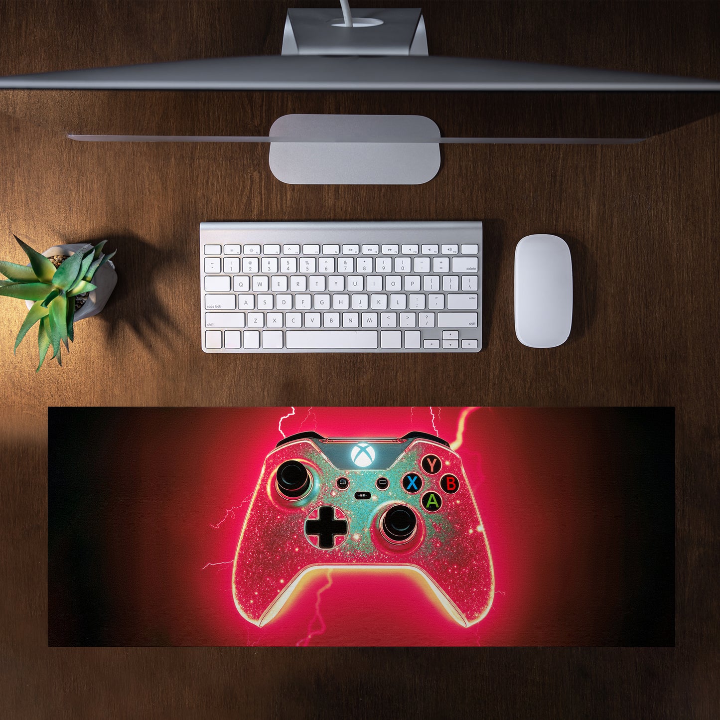 Ruby Rush Xbox Controller Desk Pad
