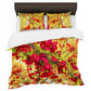 Ruby and Gold Duvet Cover Set