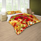Ruby and Gold Duvet Cover Set