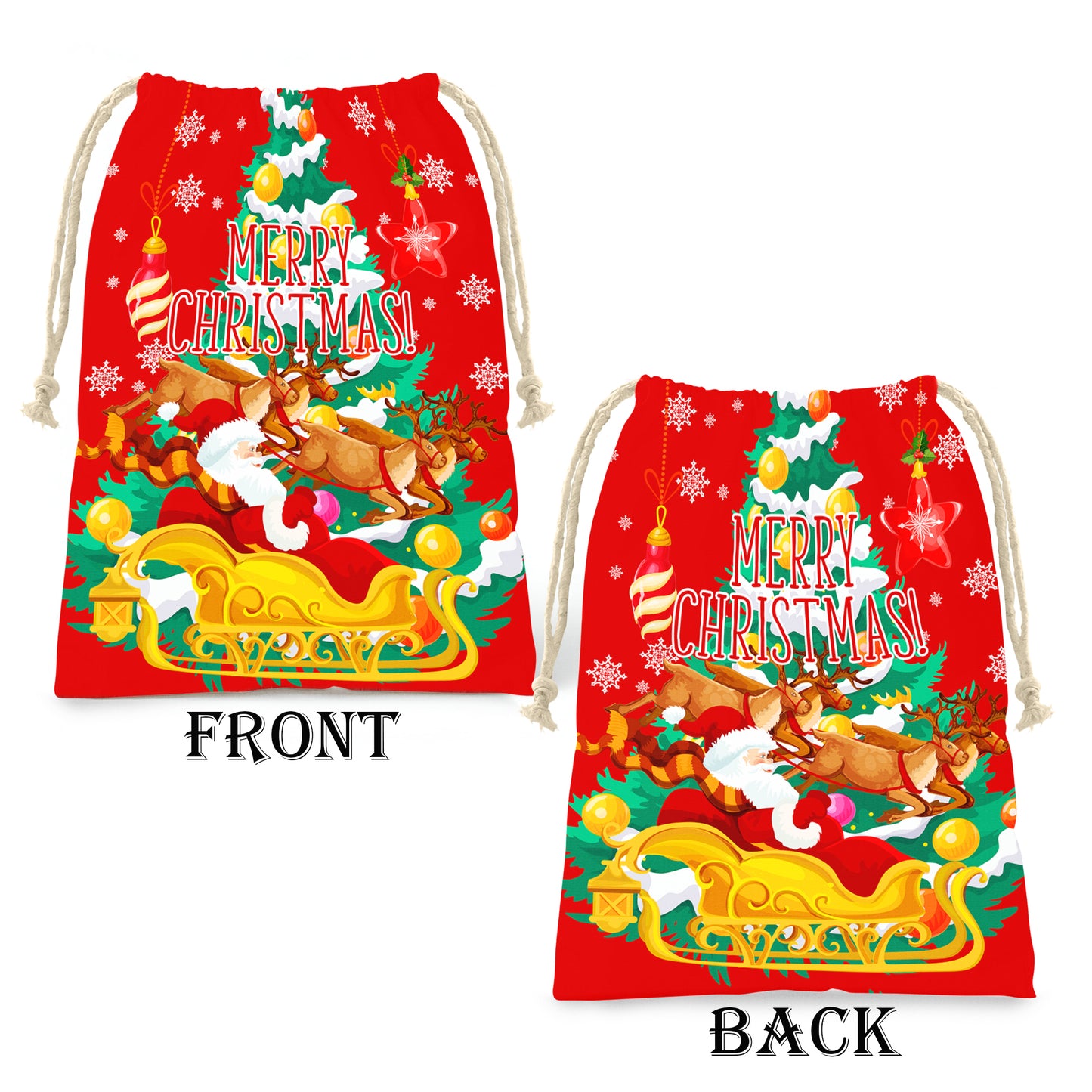 Rudolph Christmas Gift Bag (Set of 3)