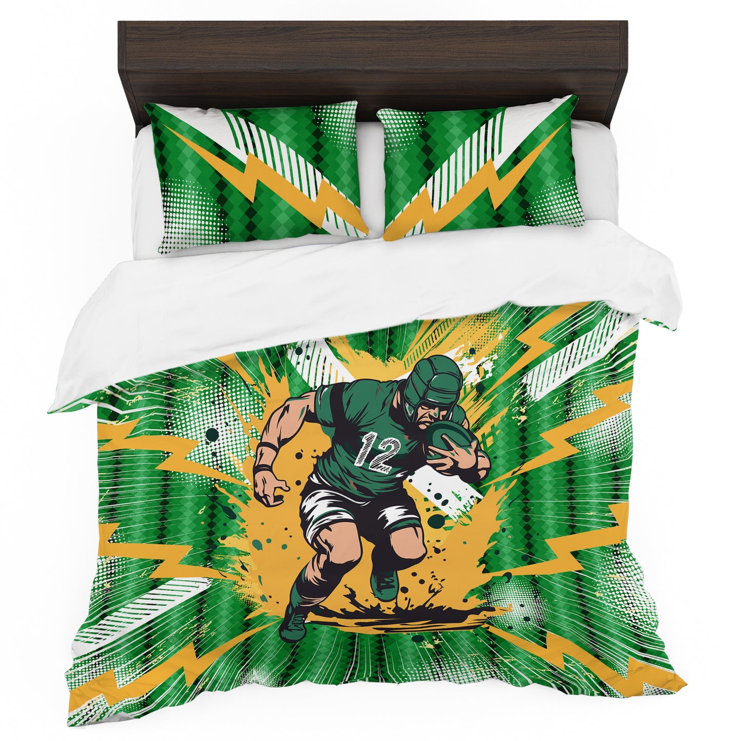 Rugby Impact Zone Duvet Cover Set