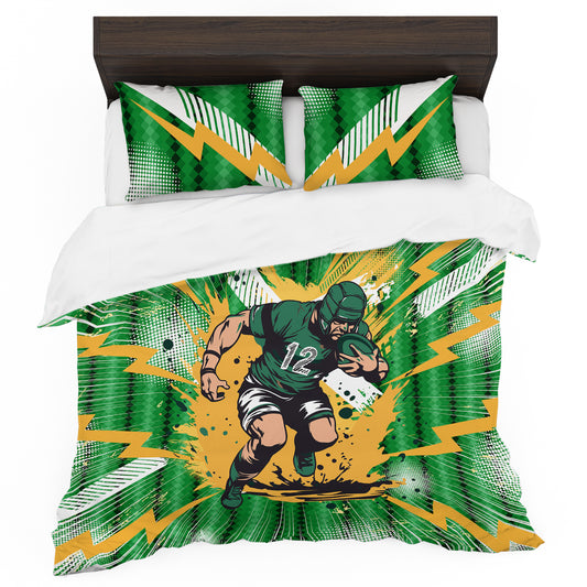 Rugby Impact Zone Duvet Cover Set