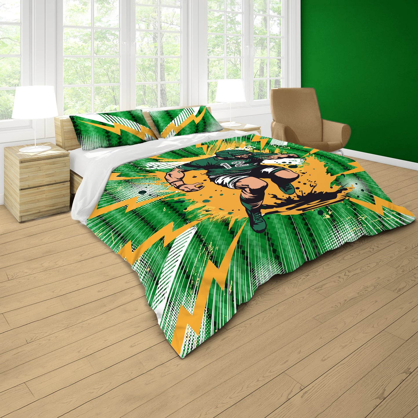Rugby Impact Zone Duvet Cover Set