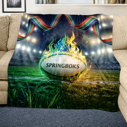 Rugby SA Light Weight Fleece Blanket