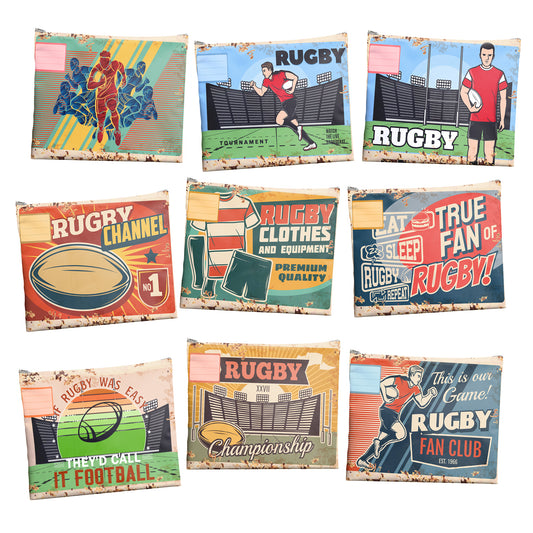 Rugby Subject Savvy Book Bags Set of 9