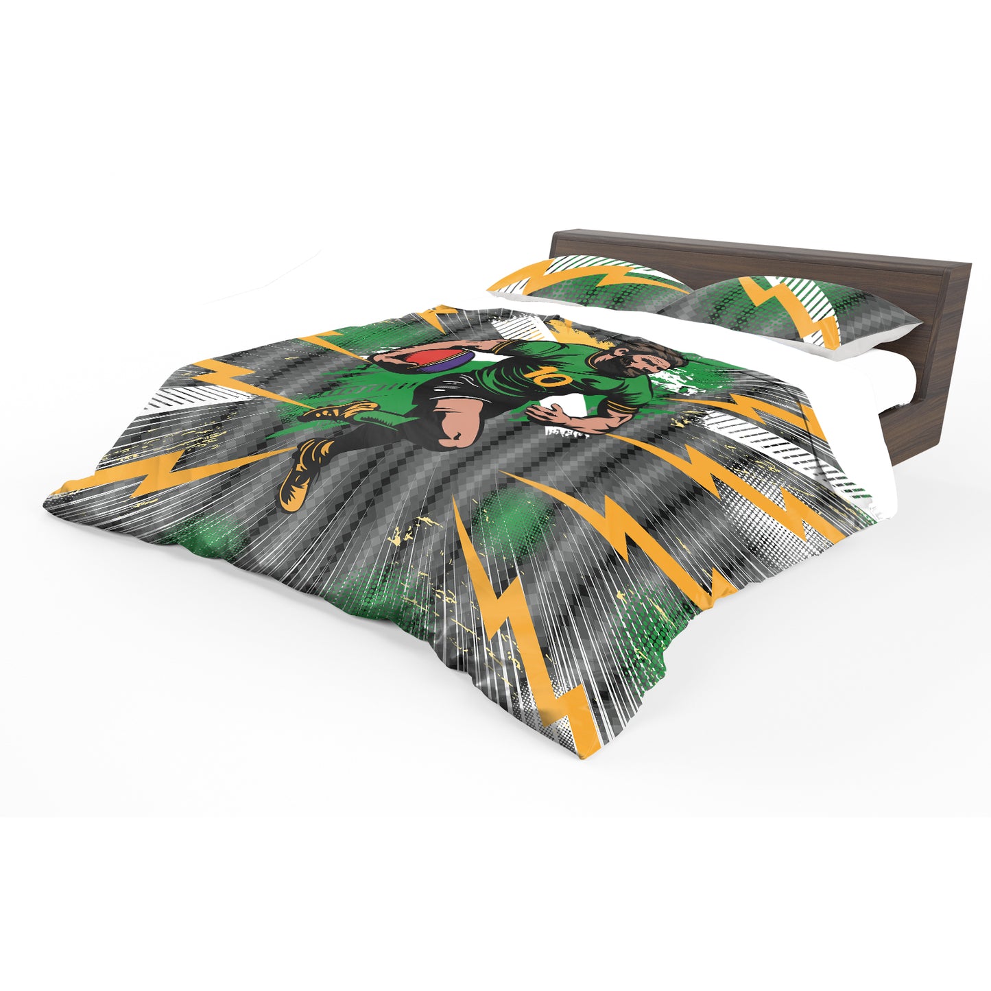Rugby Thunder Duvet Cover Set