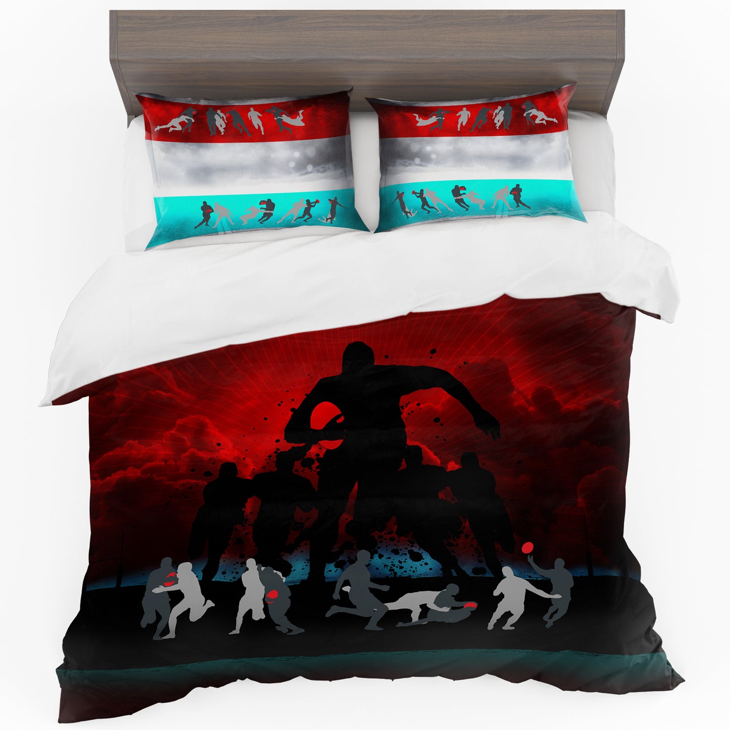 SPECIAL: Rugby Duvet Cover Set - Double