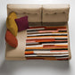 Rust Orange Brush Strokes Light Weight Fleece Blanket by Wikus Schalkwyk